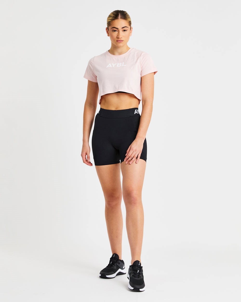 AYBL Crop T Shirt Rosa | 57612-PSKO