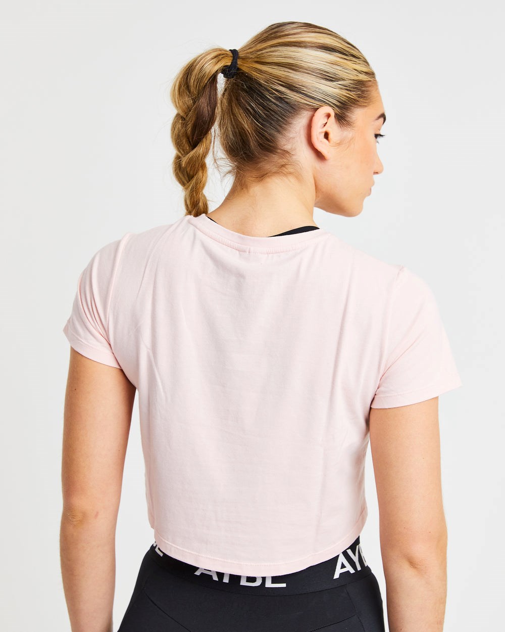 AYBL Crop T Shirt Rosa | 57612-PSKO