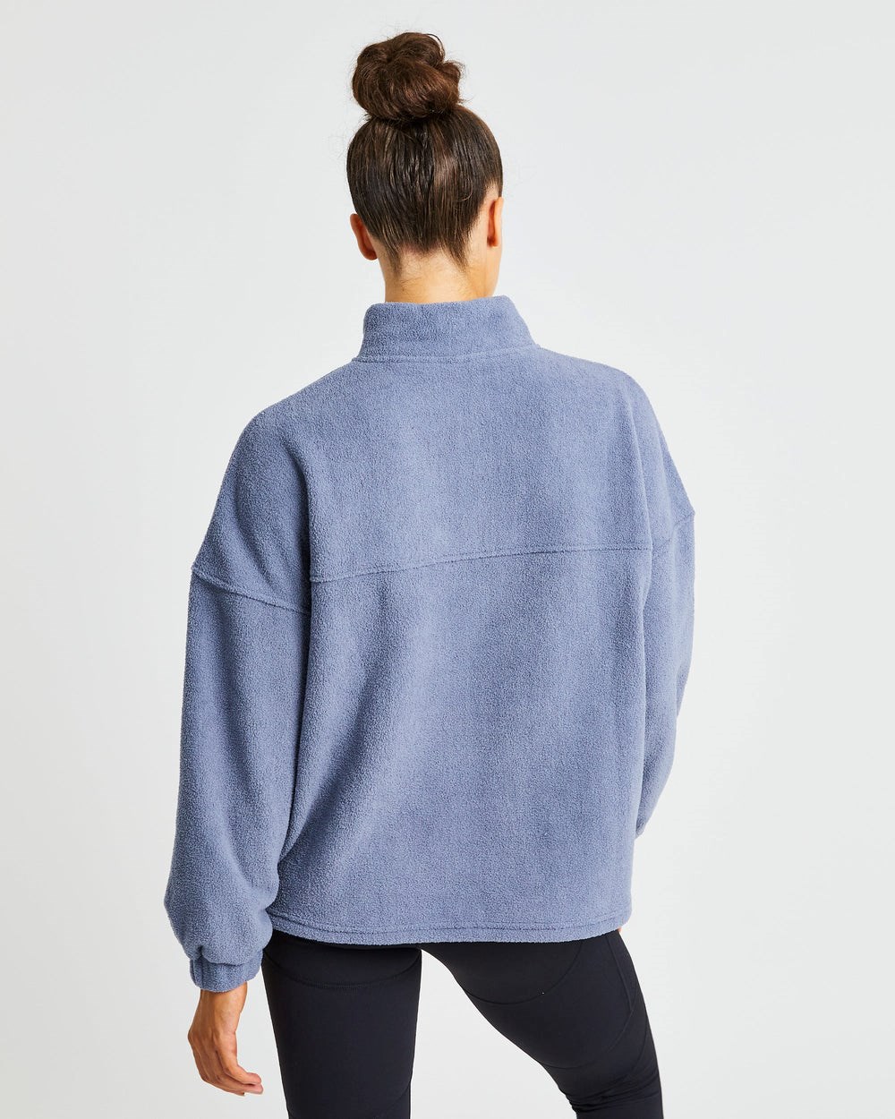 AYBL Effortless Oversized Fleece Blau | 82306-QBGZ