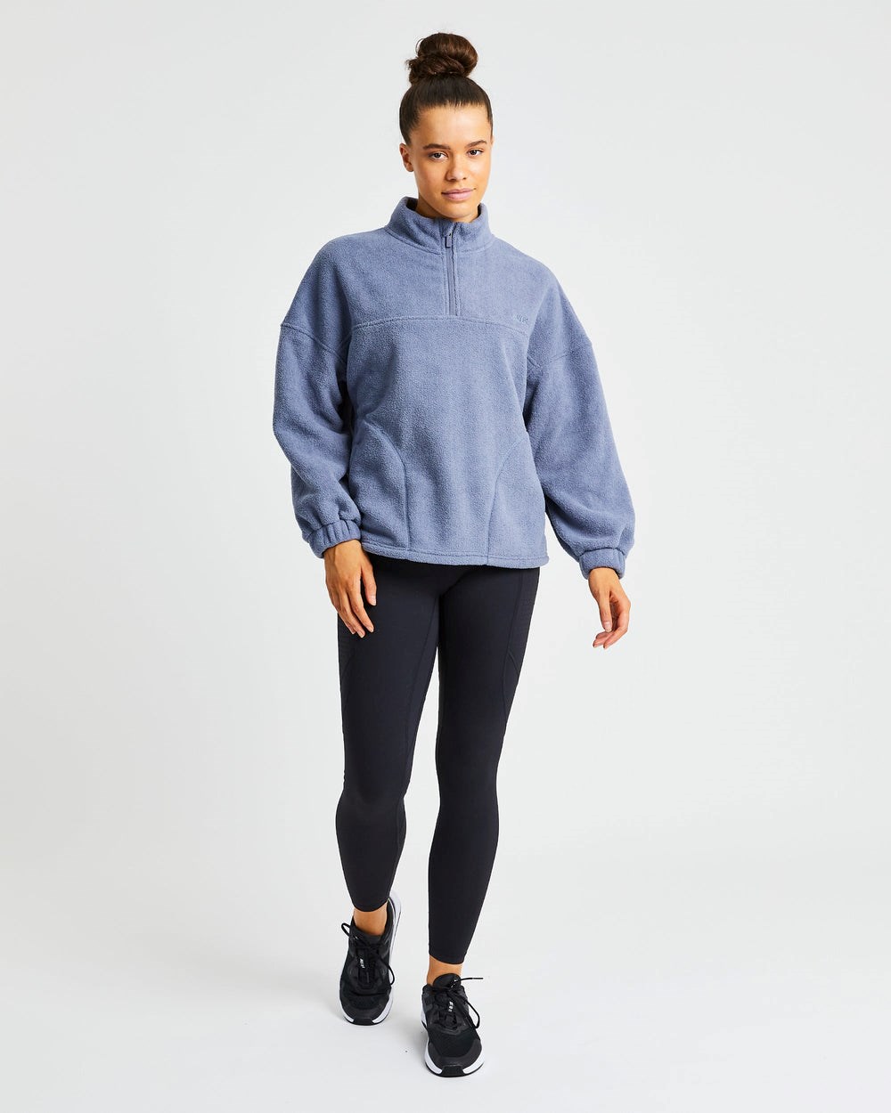 AYBL Effortless Oversized Fleece Blau | 82306-QBGZ