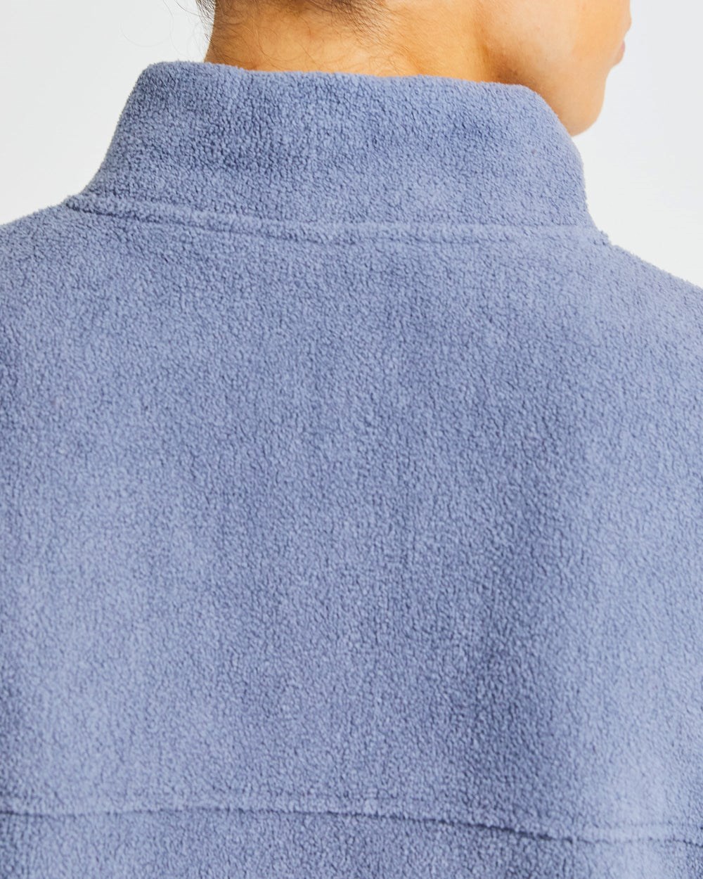 AYBL Effortless Oversized Fleece Blau | 82306-QBGZ