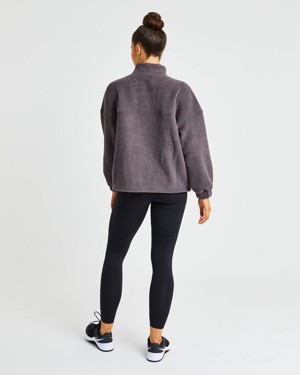 AYBL Effortless Oversized Fleece Charcoal | 48769-SWIK