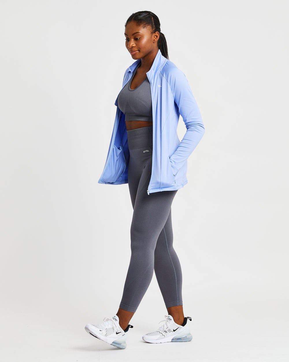 AYBL Effortless Zip Jacket Hellblau | 26907-PMJO