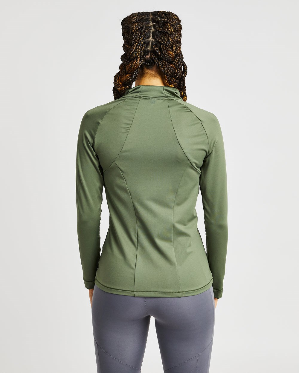 AYBL Effortless Zip Jacket Olivgrün Grün | 96158-IOWZ