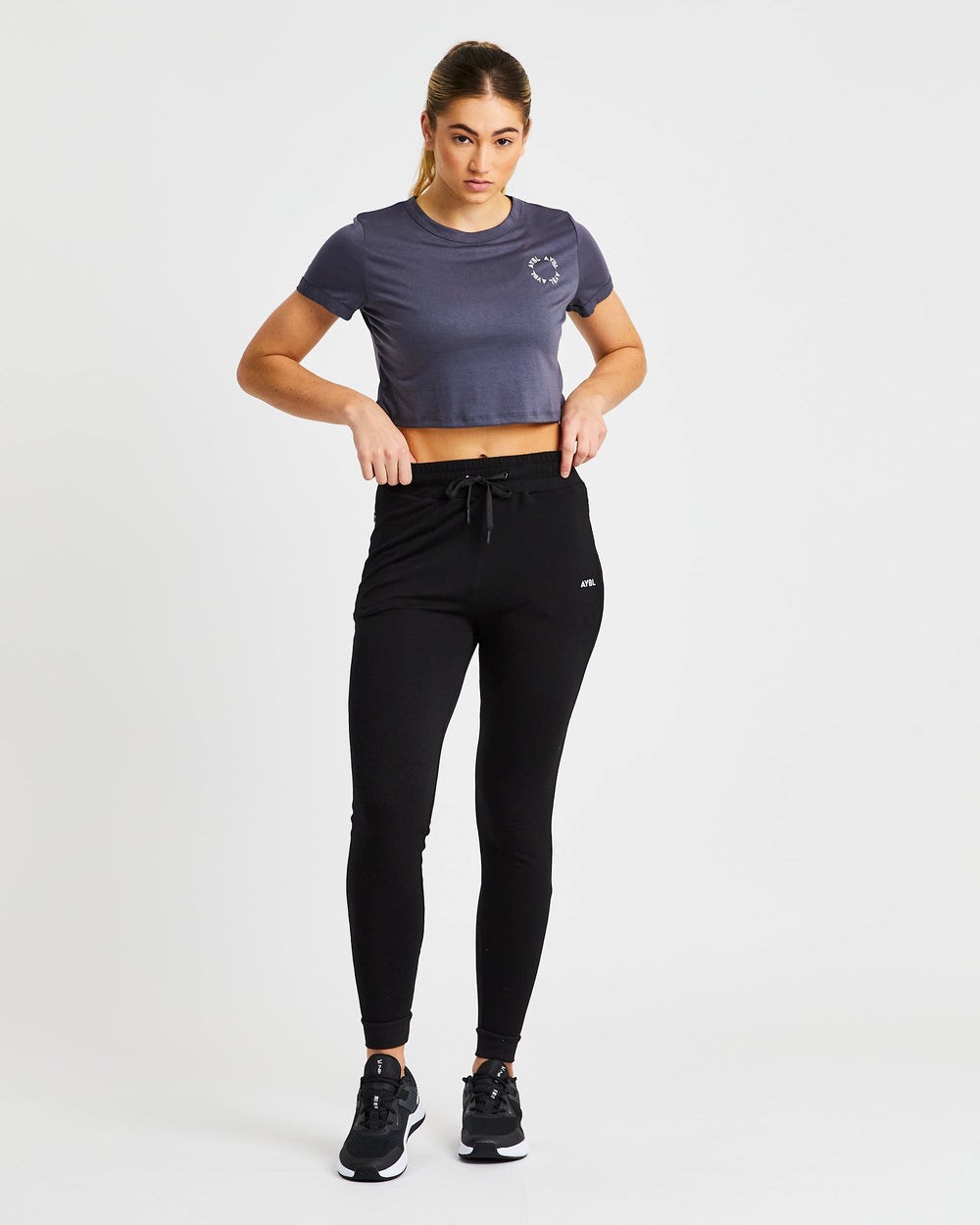 AYBL Element Crop Top Charcoal | 59086-RENZ