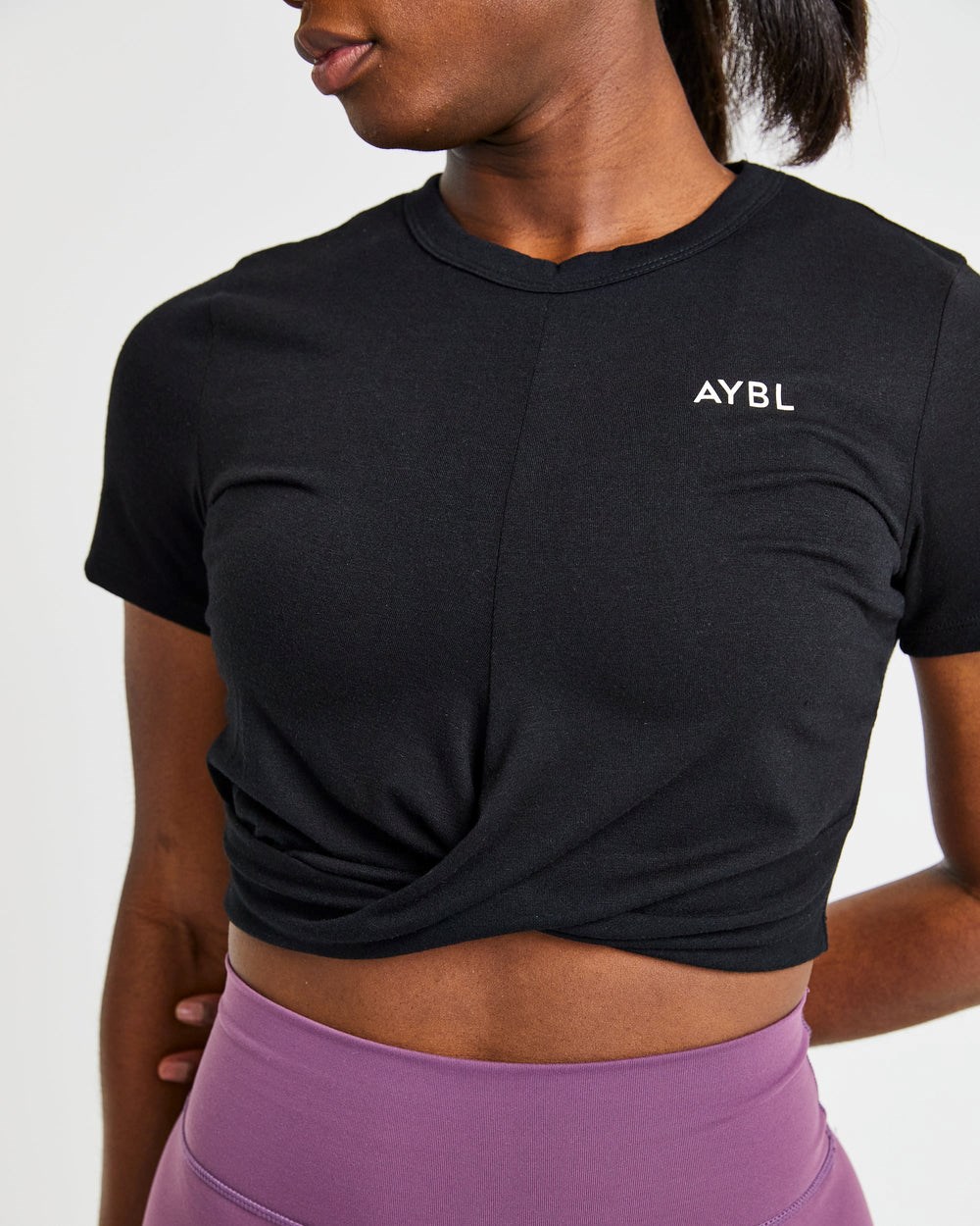 AYBL Element Twist Top Schwarz | 87649-XMLE