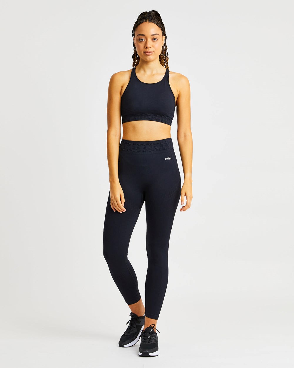 AYBL Elevate Seamless Leggings Schwarz | 37451-MDSZ