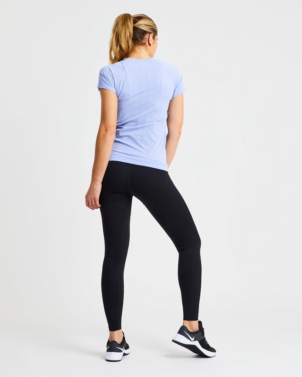 AYBL Embrace Seamless T Shirt Blau | 63754-XWDM