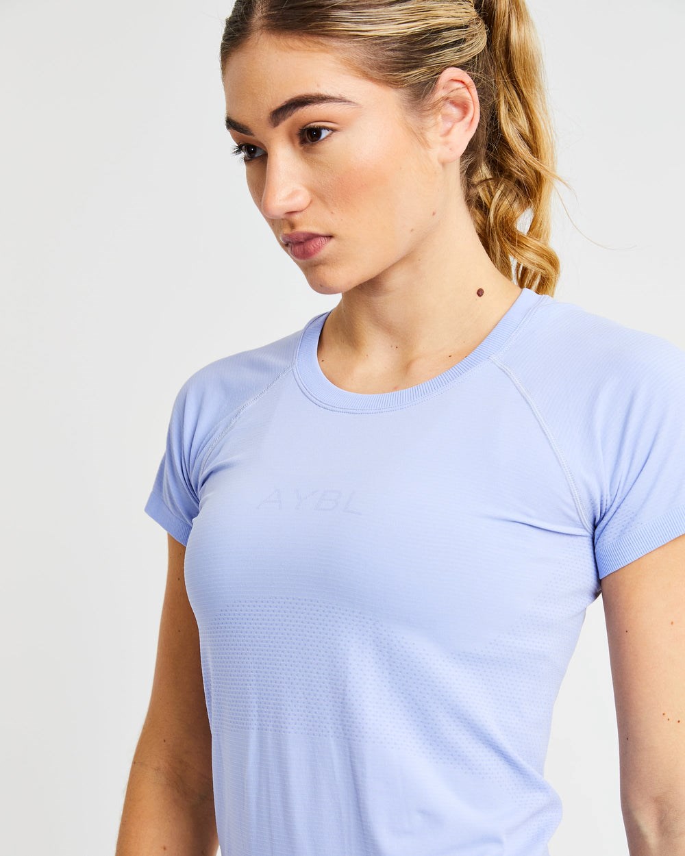 AYBL Embrace Seamless T Shirt Blau | 63754-XWDM