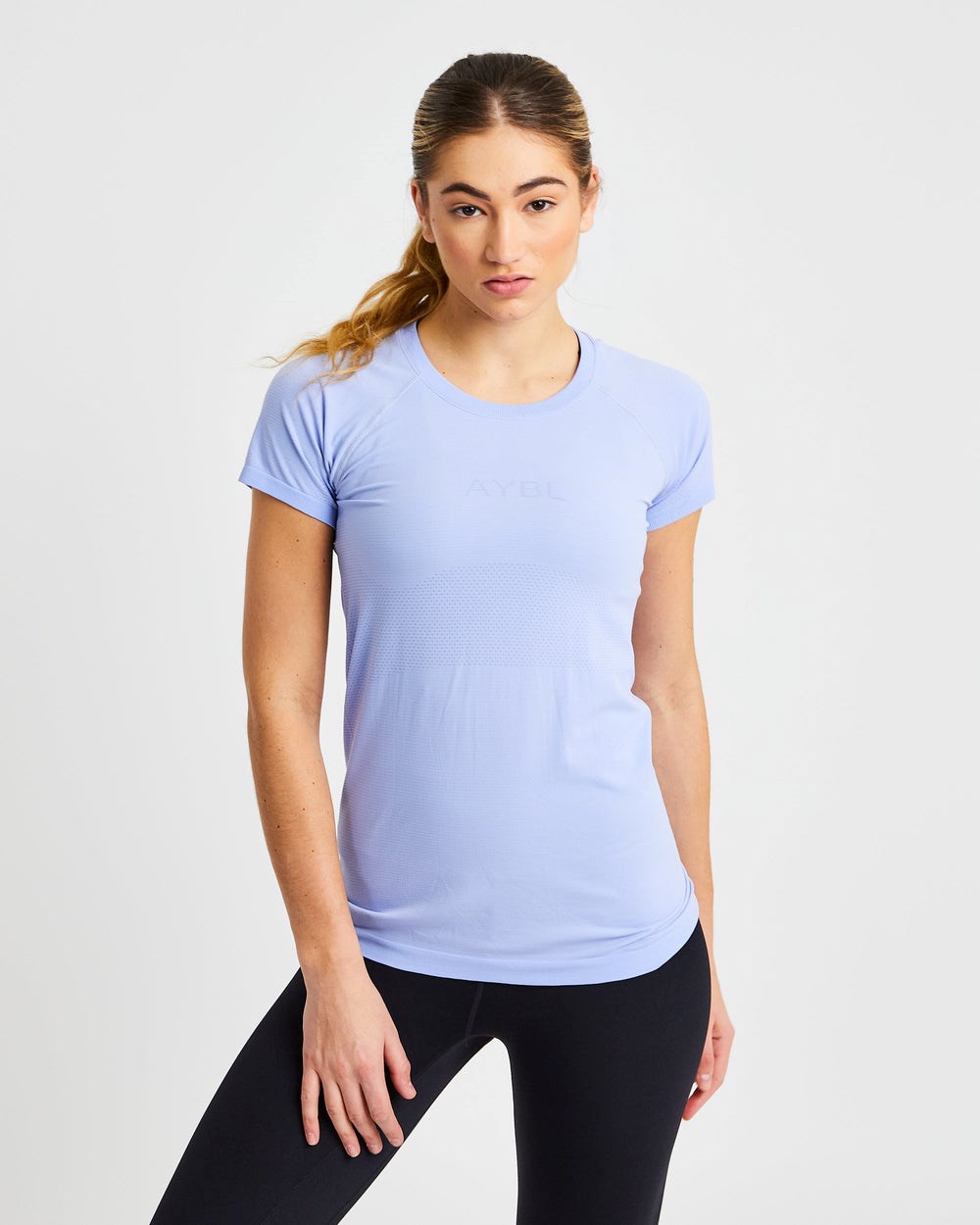 AYBL Embrace Seamless T Shirt Blau | 63754-XWDM