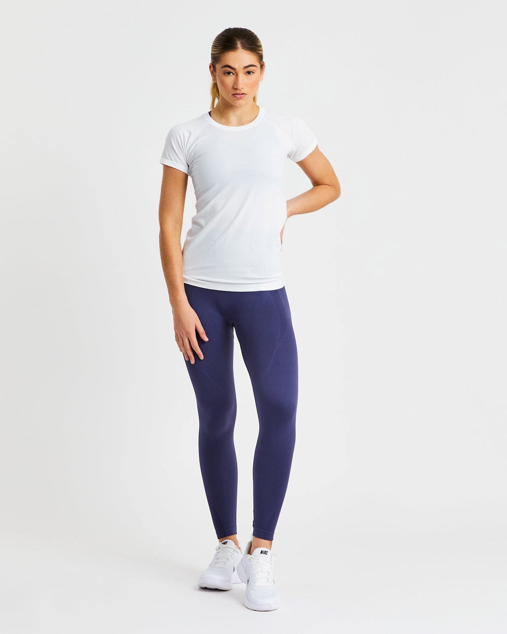 AYBL Embrace Seamless T Shirt Weiß | 43860-UMJR