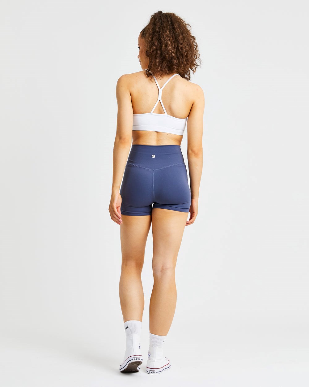 AYBL Essential Ruched Sports Bra Weiß | 35617-CWGK