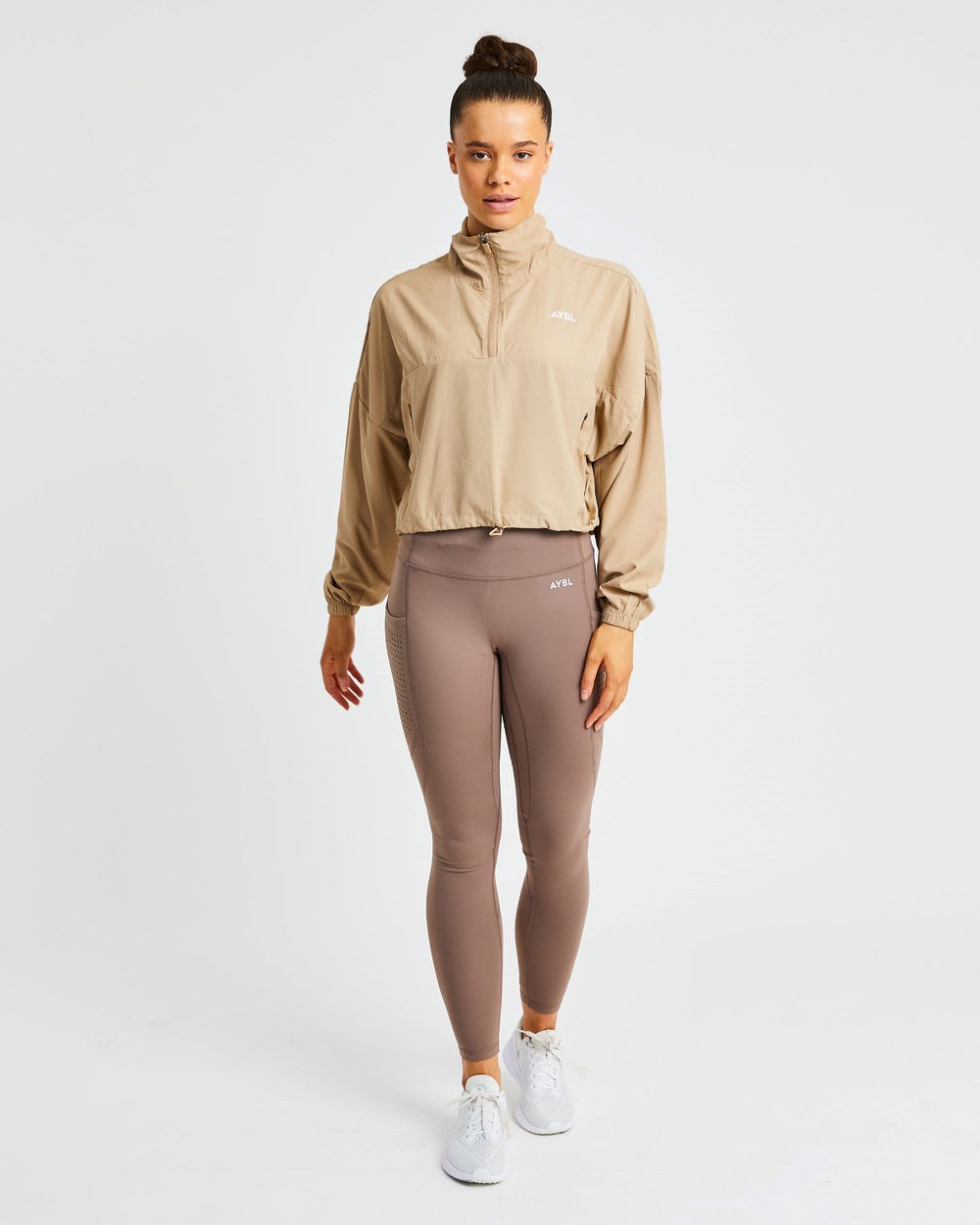 AYBL Everyday 1/2 Zip Pullover Nude | 50984-STBQ