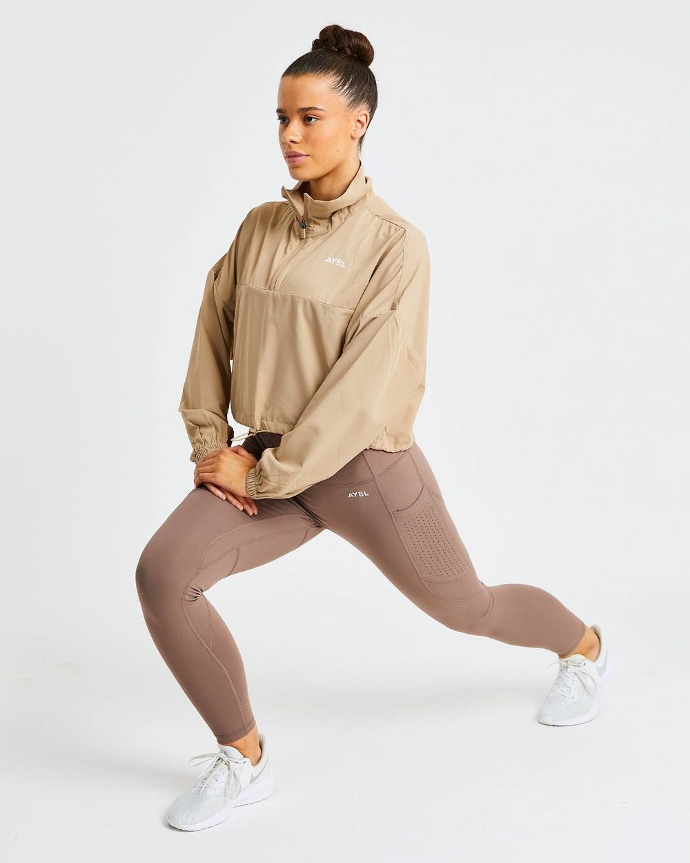 AYBL Everyday 1/2 Zip Pullover Nude | 50984-STBQ