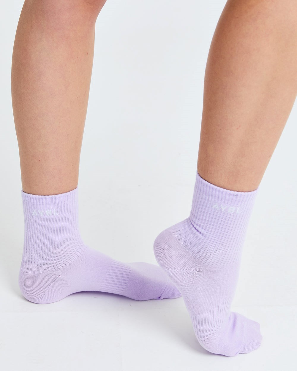 AYBL Everyday Crew Socks (3 Pack) Lila | 12409-LTCE