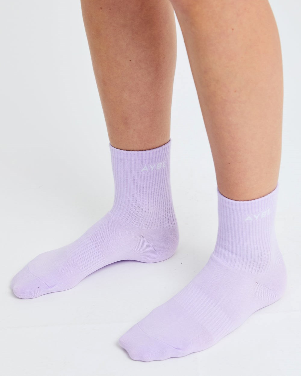 AYBL Everyday Crew Socks (3 Pack) Lila | 12409-LTCE