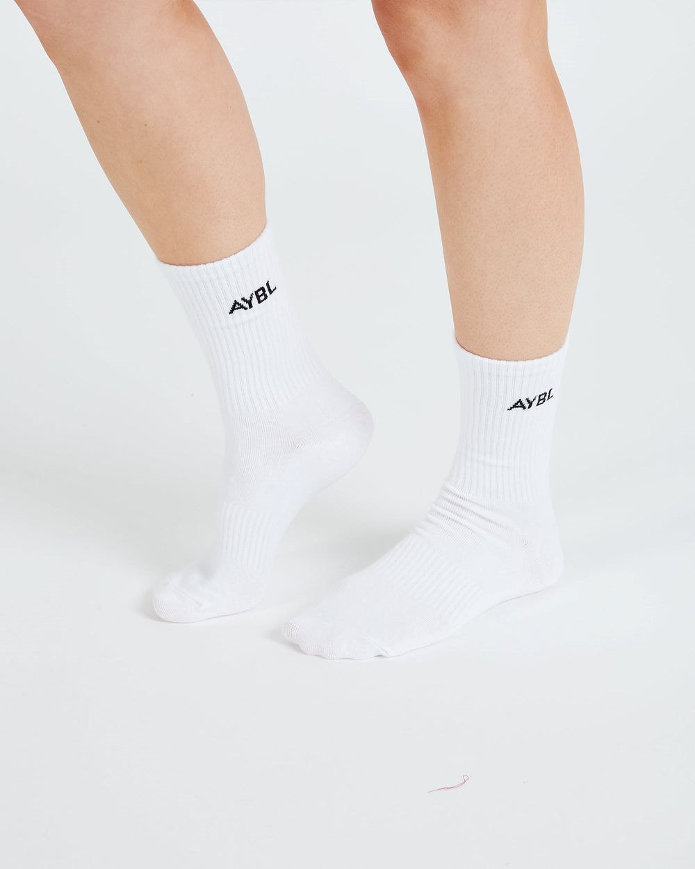 AYBL Everyday Crew Socks (3 Pack) Weiß | 94710-ABCI