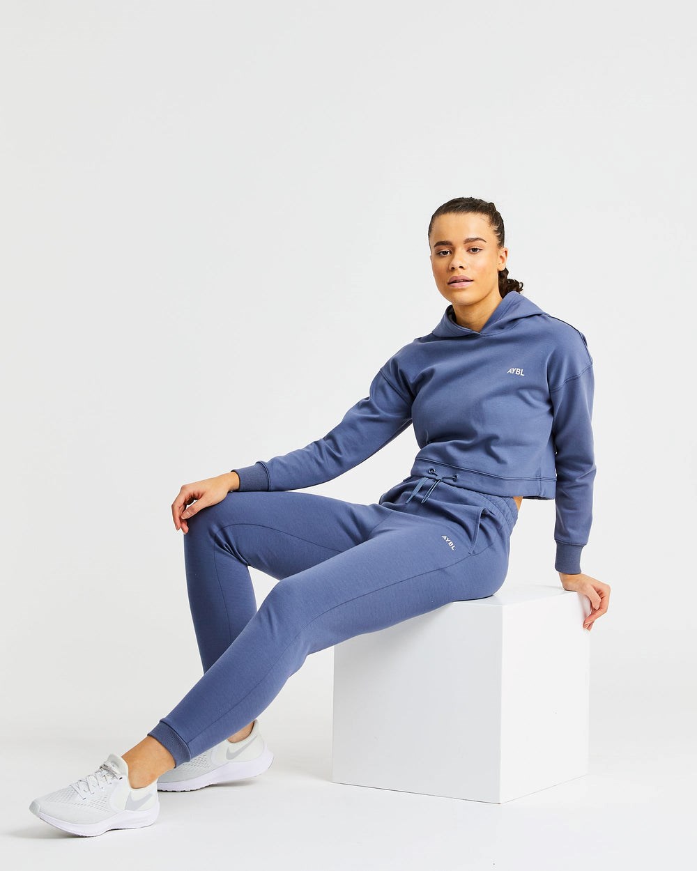 AYBL Everyday Drawcord Hoodie Blau | 13452-PDEO