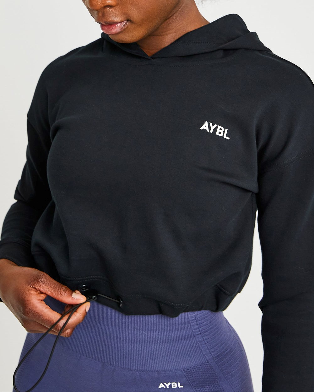 AYBL Everyday Drawcord Hoodie Schwarz | 49075-FBUE