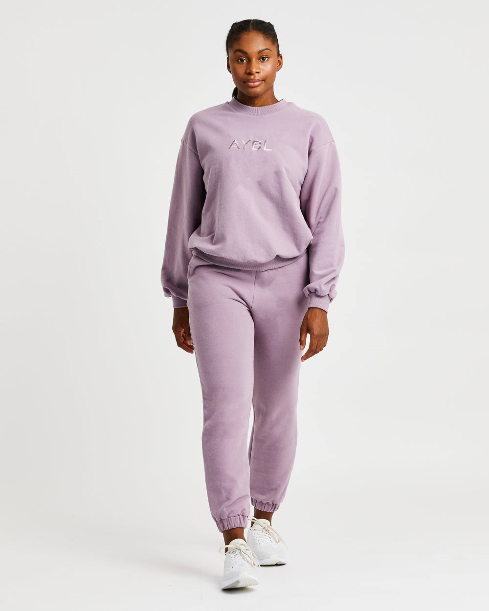 AYBL Everyday Oversized Joggers Muted Mauve | 46193-XOZW