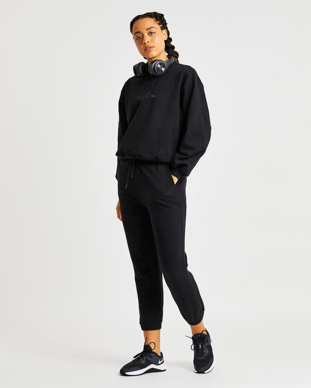 AYBL Everyday Oversized Joggers Schwarz | 42710-VWAK