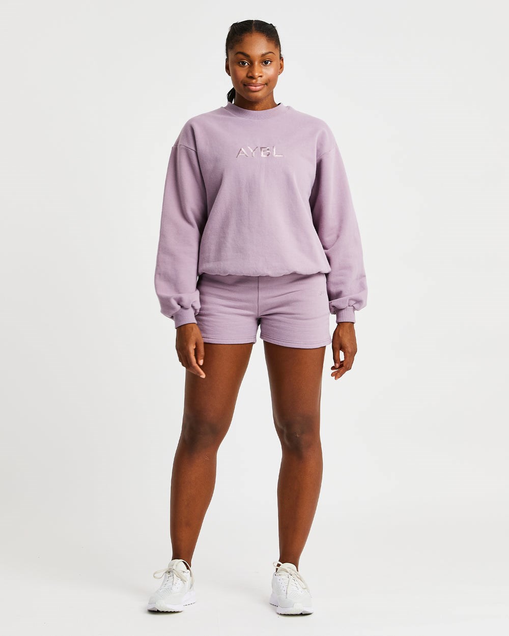 AYBL Everyday Oversized Shorts Muted Mauve | 64351-CVBJ