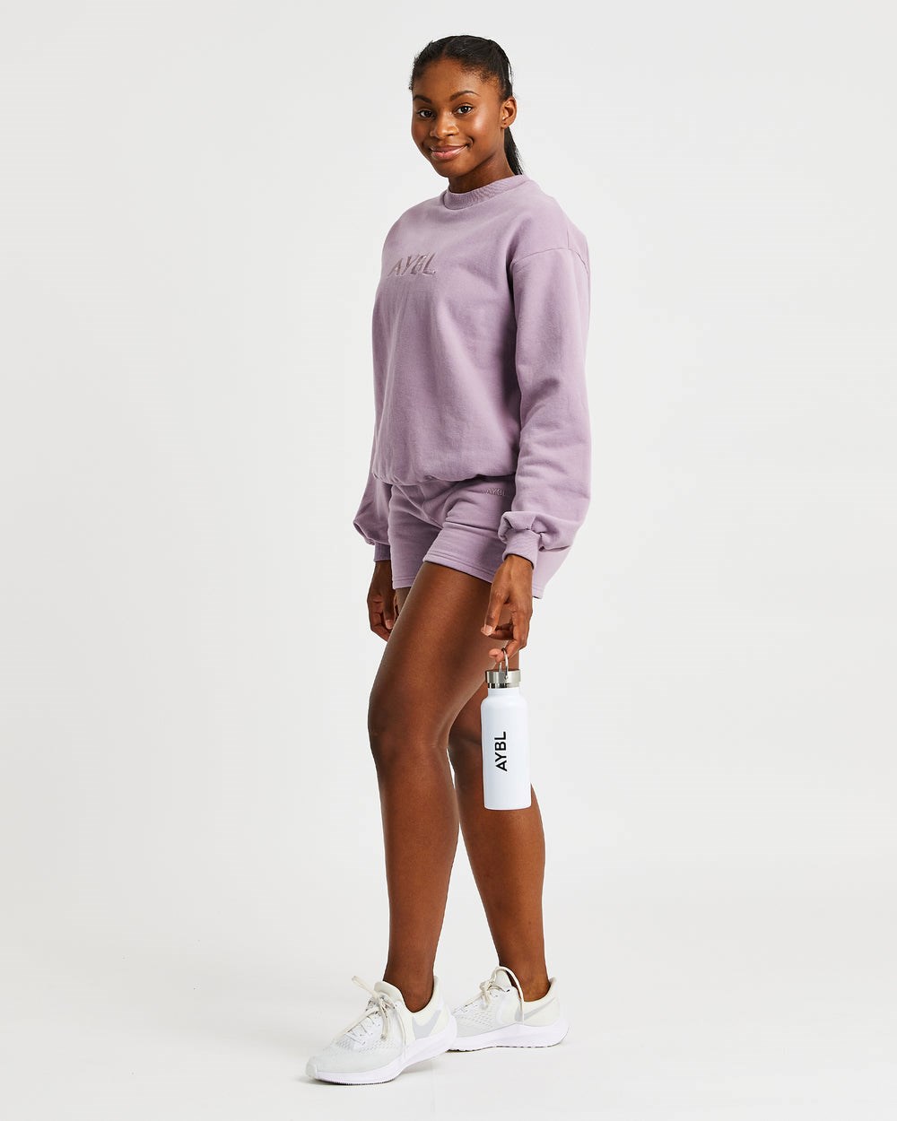 AYBL Everyday Oversized Shorts Muted Mauve | 64351-CVBJ