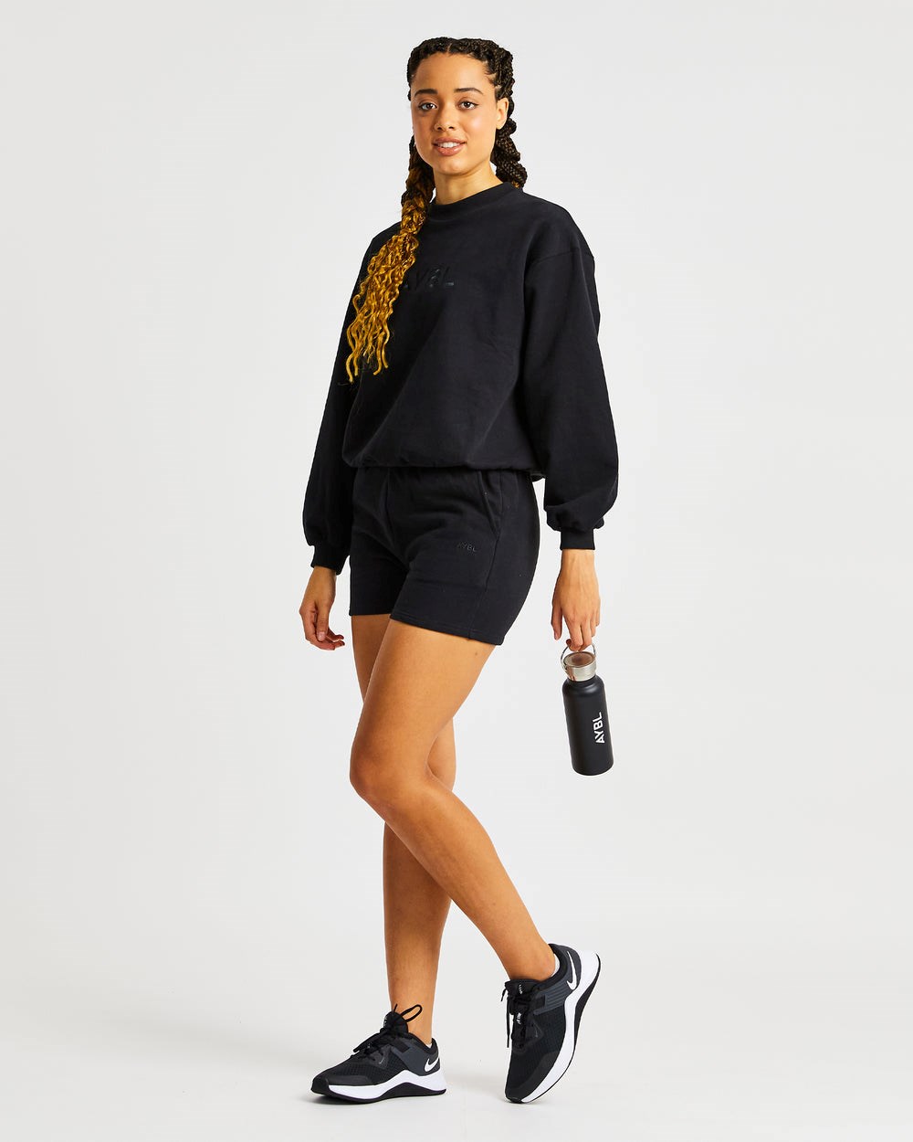 AYBL Everyday Oversized Shorts Schwarz | 03915-GXZR