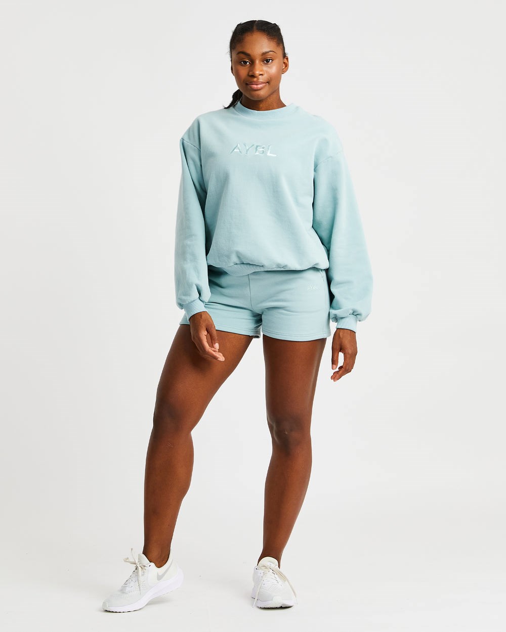 AYBL Everyday Oversized Shorts Soft Sage | 47920-VEJP