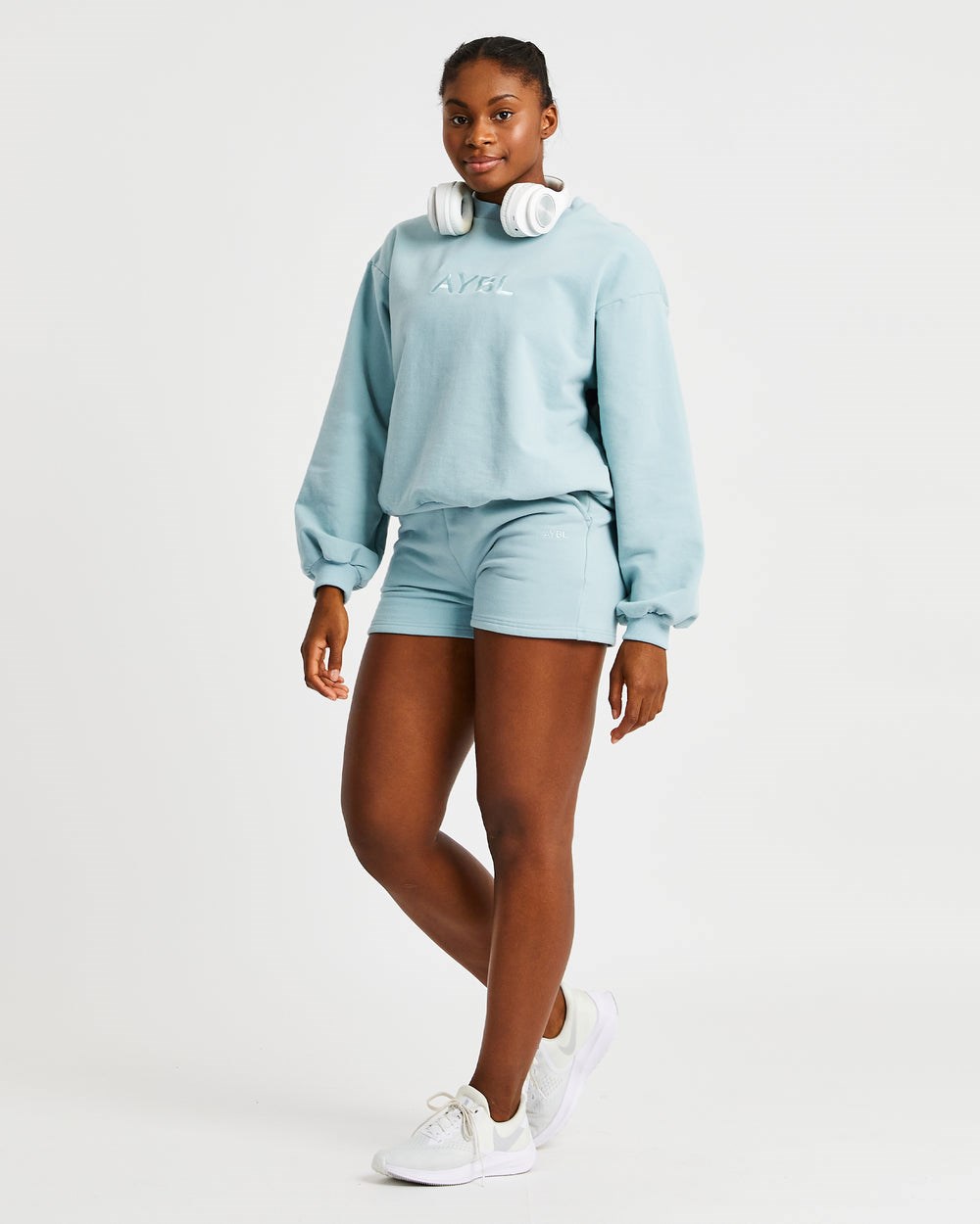 AYBL Everyday Oversized Shorts Soft Sage | 47920-VEJP