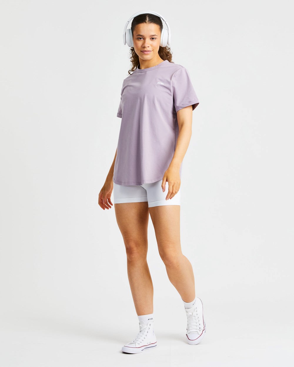 AYBL Everyday Oversized T Shirt Muted Mauve | 29158-XQYU