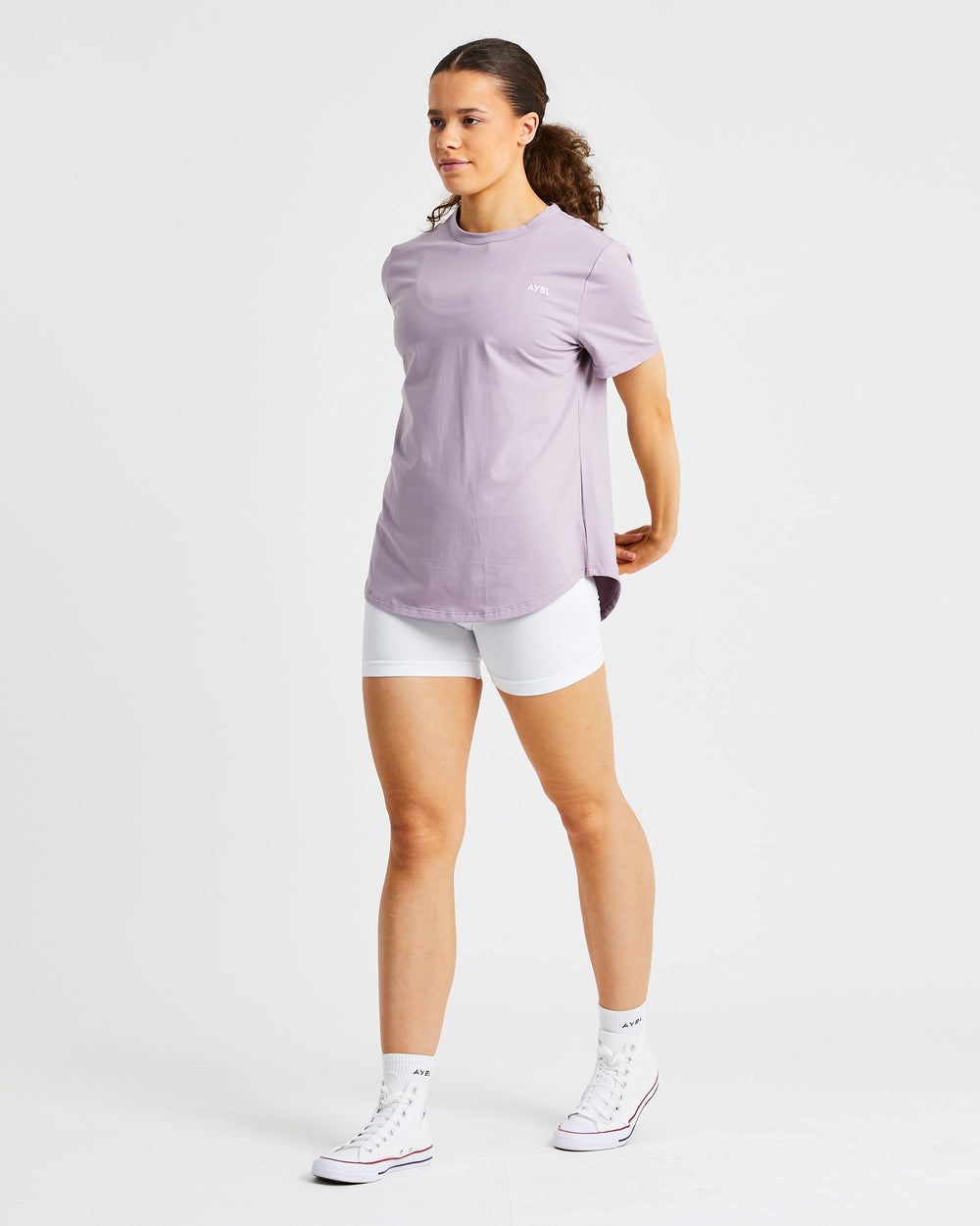 AYBL Everyday Oversized T Shirt Muted Mauve | 29158-XQYU