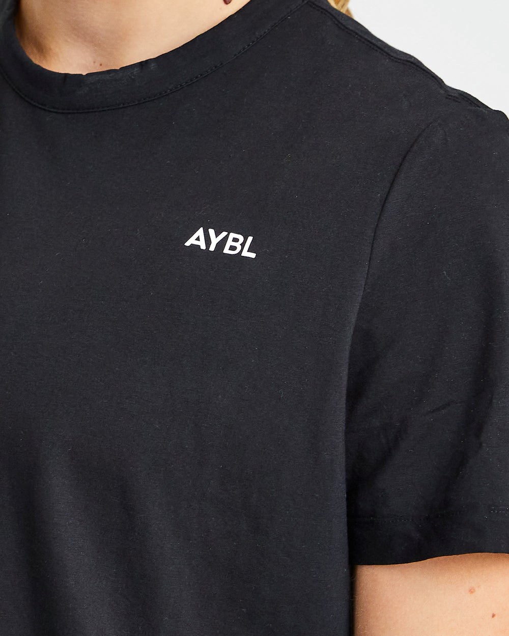 AYBL Everyday Oversized T Shirt Schwarz | 16583-CQNZ