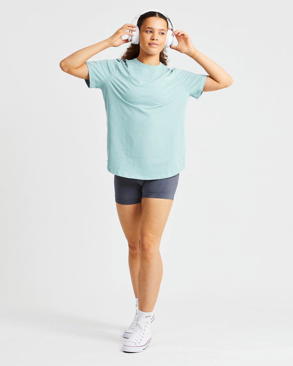 AYBL Everyday Oversized T Shirt Soft Sage | 32840-DONK