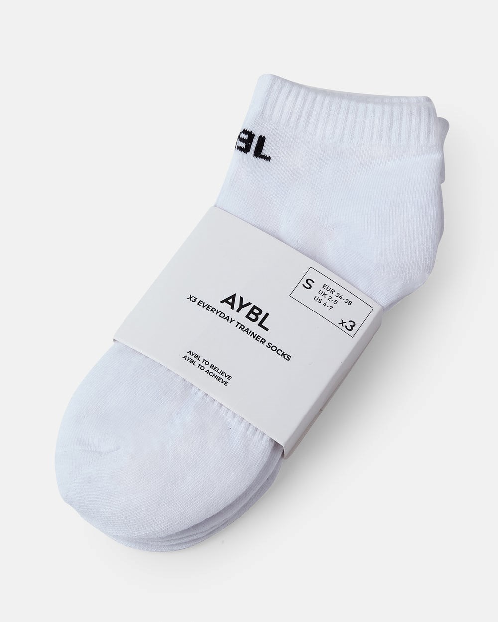 AYBL Everyday Trainer Socks (3 Pack) Weiß | 51273-FRYX