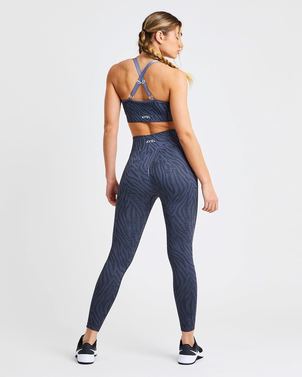 AYBL Evolve Animal Seamless Leggings Blau | 42987-UOMY