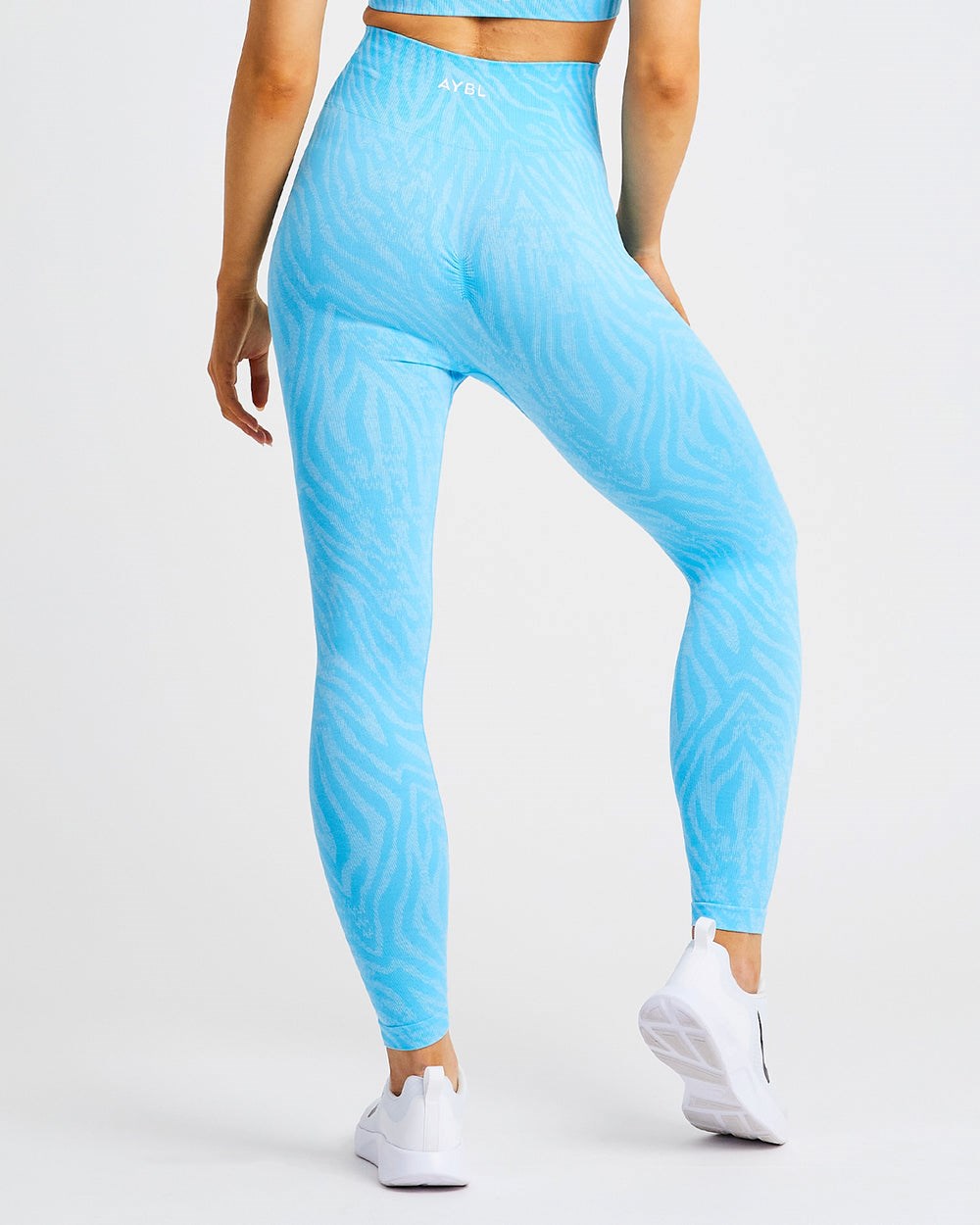 AYBL Evolve Animal Seamless Leggings Blau | 47031-BHWO