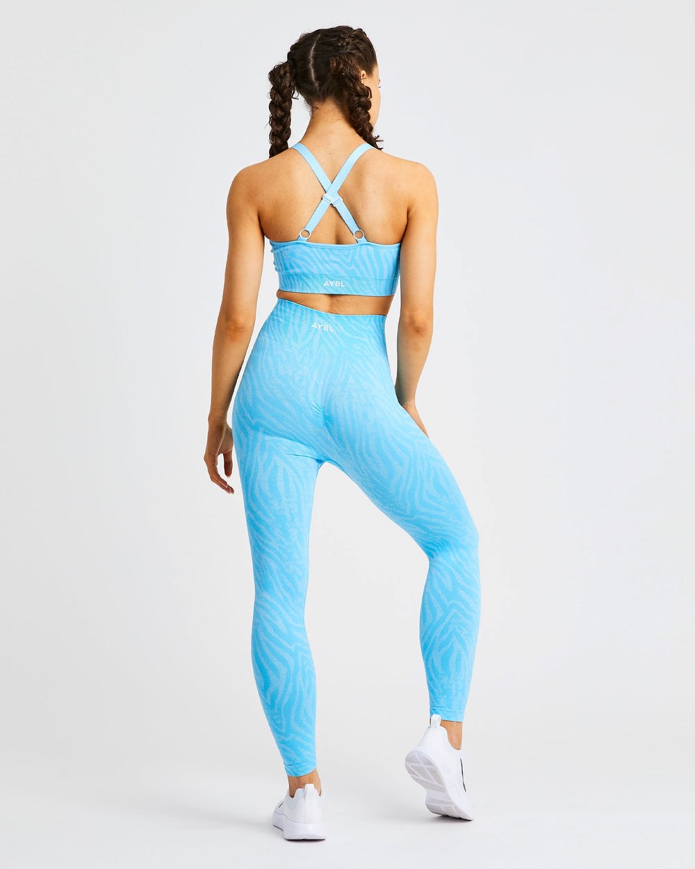 AYBL Evolve Animal Seamless Leggings Blau | 47031-BHWO