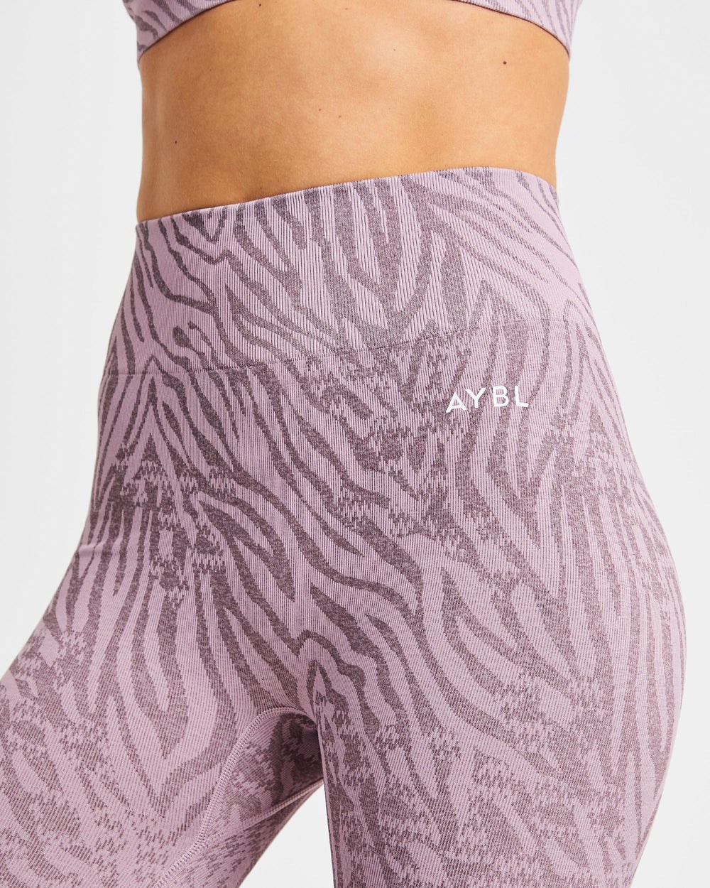 AYBL Evolve Animal Seamless Leggings Mauve Lilac | 35298-GYDO