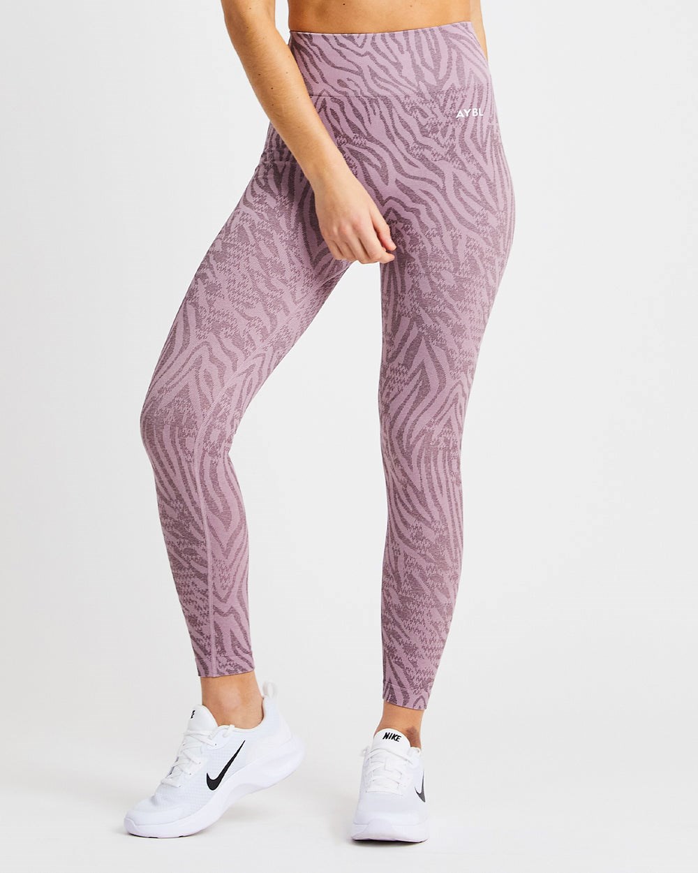 AYBL Evolve Animal Seamless Leggings Mauve Lilac | 35298-GYDO