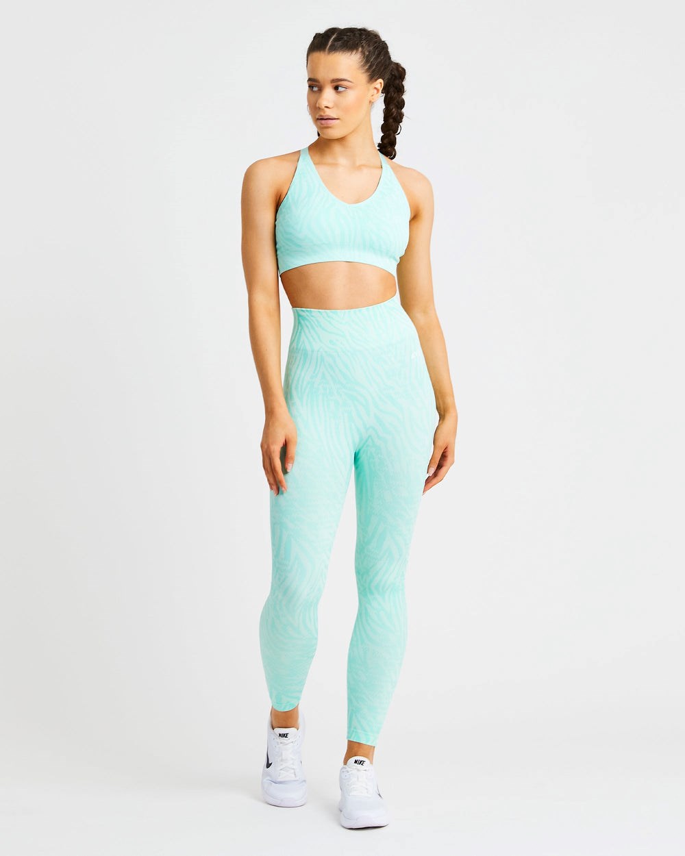 AYBL Evolve Animal Seamless Leggings Mintfarben Grün | 23985-RYKB