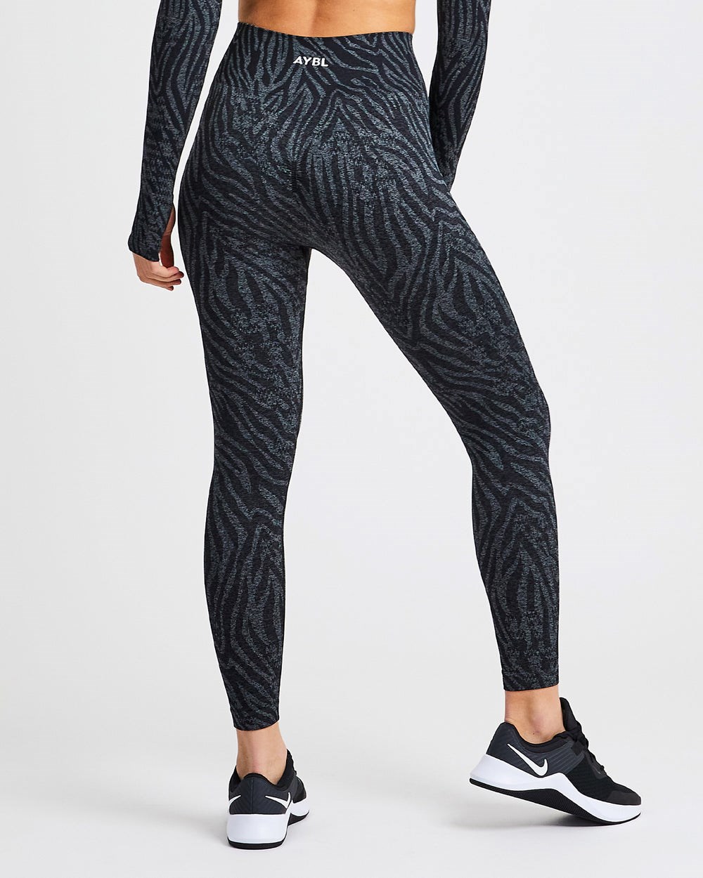 AYBL Evolve Animal Seamless Leggings Schwarz | 26894-GBTK