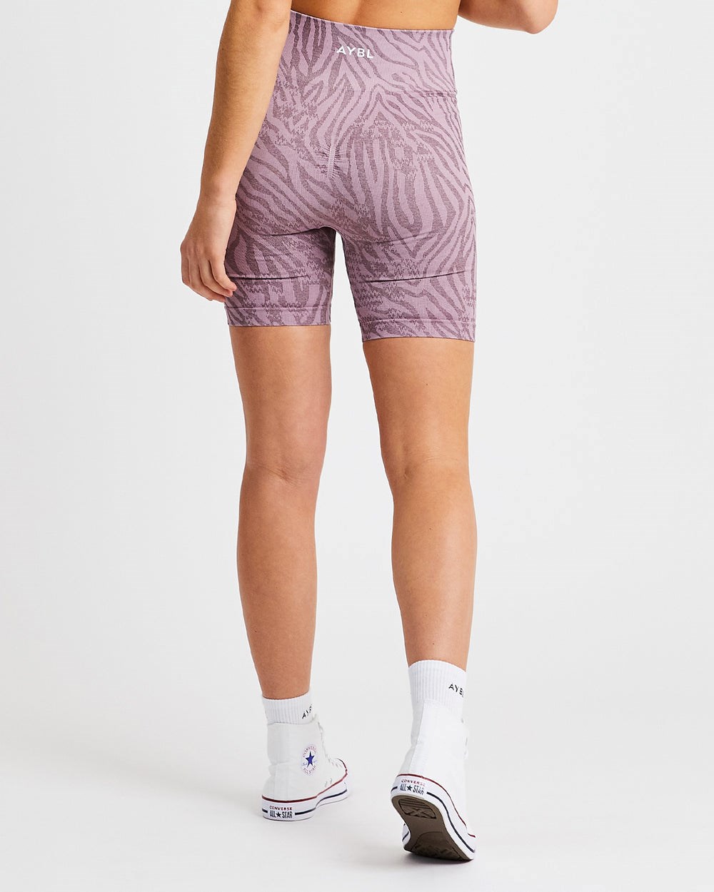 AYBL Evolve Animal Seamless Shorts Mauve Lilac | 16258-VCTE