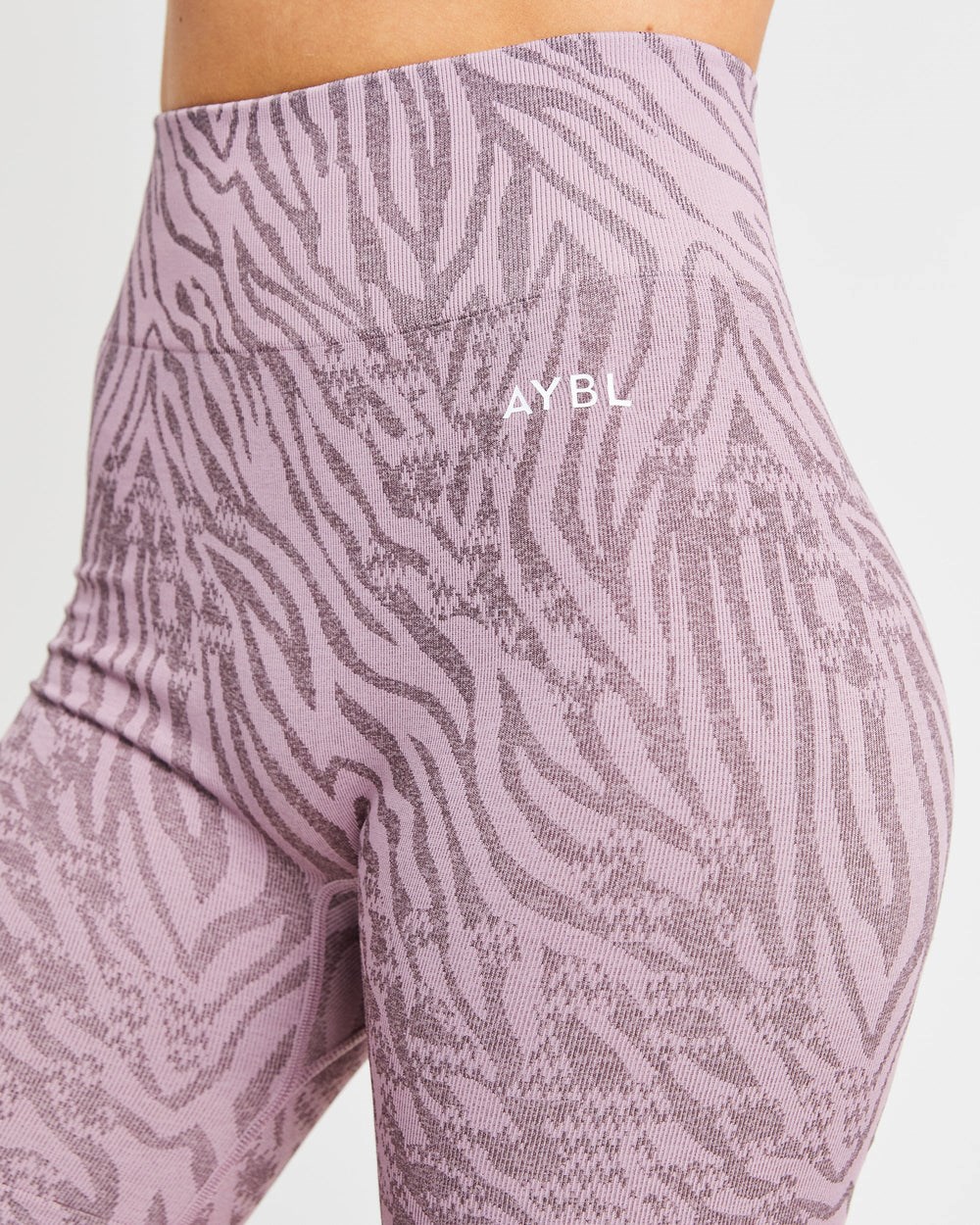 AYBL Evolve Animal Seamless Shorts Mauve Lilac | 16258-VCTE