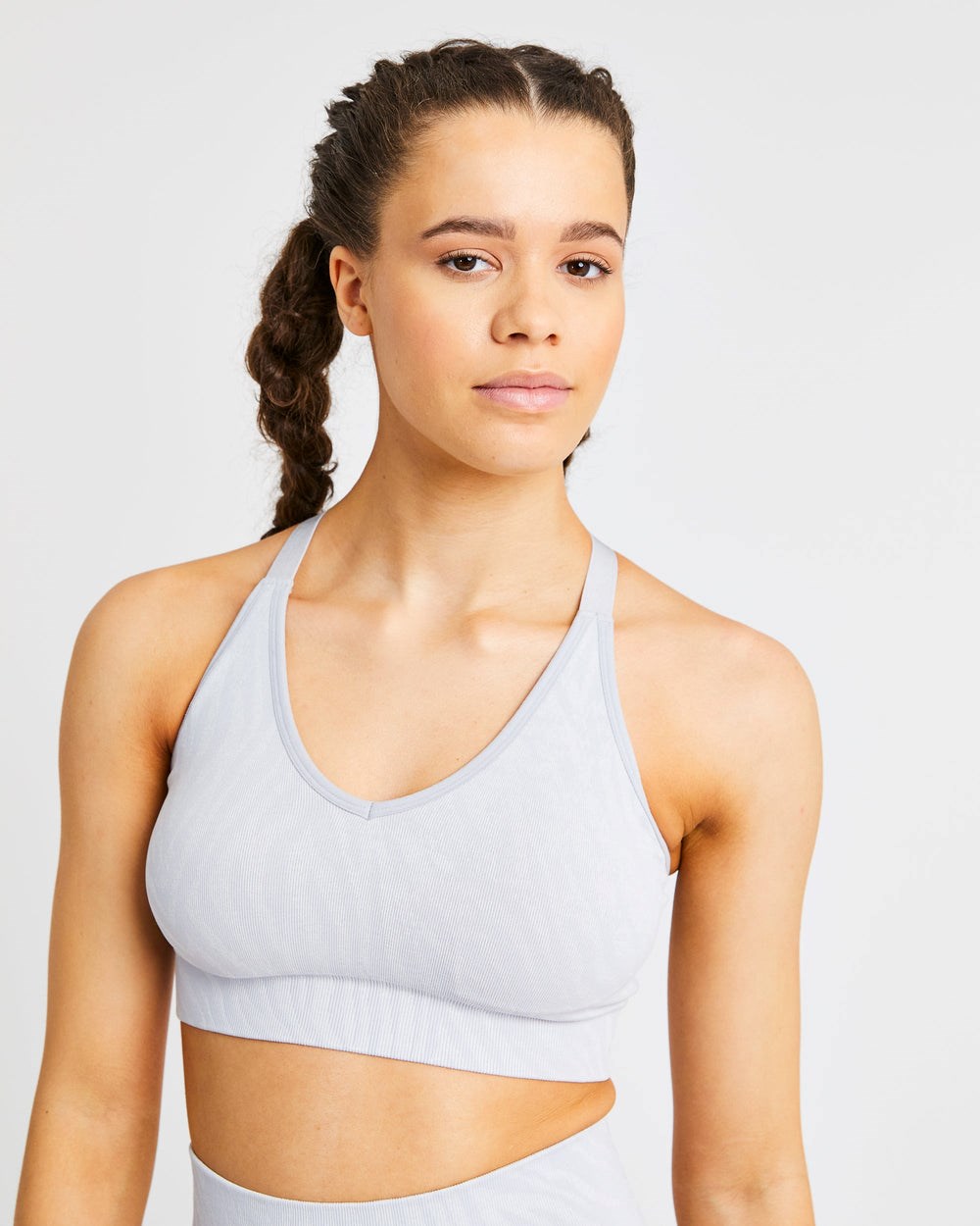 AYBL Evolve Animal Seamless Sports Bra Hellgrau | 76835-QVBW