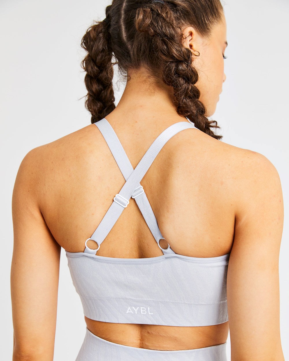 AYBL Evolve Animal Seamless Sports Bra Hellgrau | 76835-QVBW