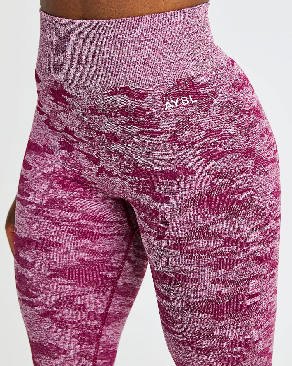 AYBL Evolve Camo Seamless Leggings Bordeaux | 61852-DSCE