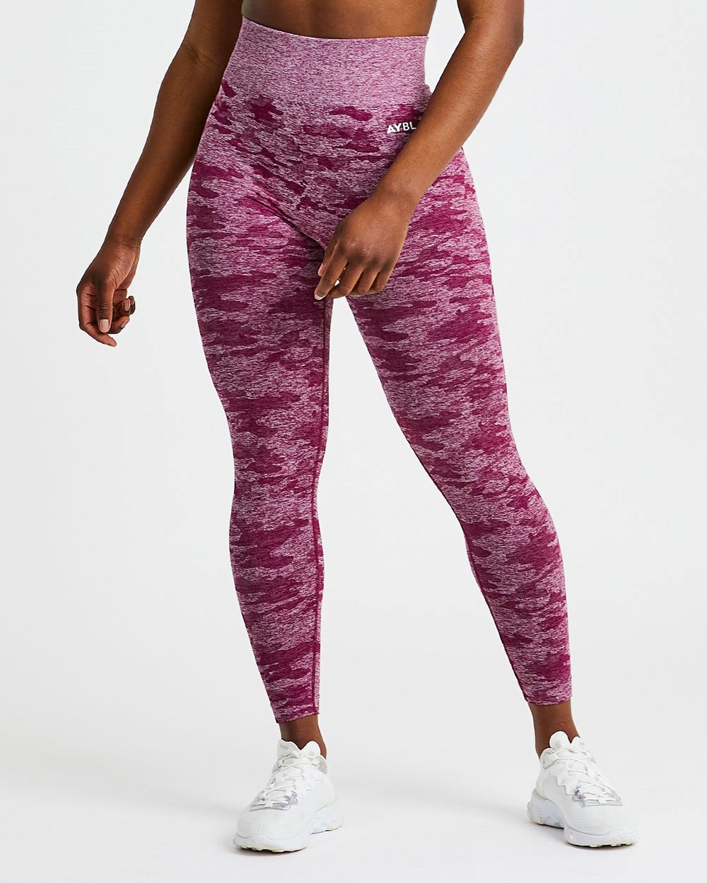 AYBL Evolve Camo Seamless Leggings Bordeaux | 61852-DSCE