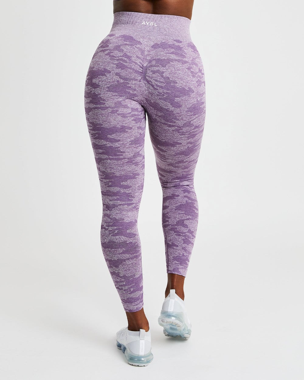 AYBL Evolve Camo Seamless Leggings Plum | 16329-MTCD