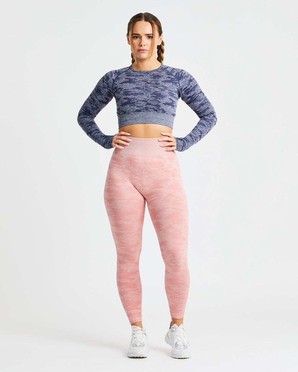 AYBL Evolve Camo Seamless Leggings Rosa | 85406-KSTR